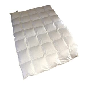 White Sibiria Schneegänseflaum leichte Daunendecke Bettdecke 5x7 135x200 cm 630g EAN:0785983360227