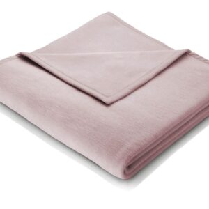 Biederlack Wohndecke Kuscheldecke 150x200 Lotus rosa uni 728920 EAN:4000141728920