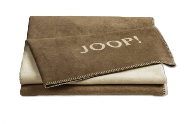 Joop! Wohndecke Kuscheldecke 150x200 cm Doubleface uni cashew-macchiato braun... EAN:4000141739384