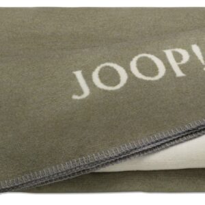 Joop! Wohndecke Kuscheldecke 150x200 cm Melange Doubleface oliv natur 781864 EAN:4000141781864