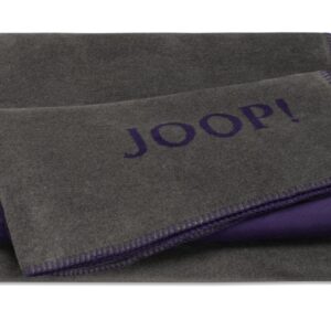 Joop! Wohndecke Kuscheldecke 150x200 cm Doubleface uni schiefer violett 791153 EAN:4000141791153