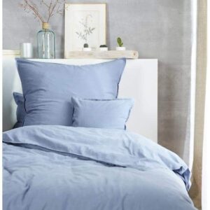 Hahn Renforce Bettwäsche 135x200 stonewashed denim blau 123061-365 EAN:4002895107624