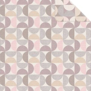 Ibena Jacquard Heimdecke Wohndecke Aalborg braun-rosa-mouve 150x200 1604-850 EAN:4004406300463