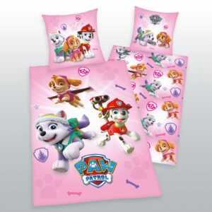 Herding Renforce Kinder Bettwäsche Paw Patrol rosa 135x200 cm Hunde 44322/16.050 EAN:4006891916419