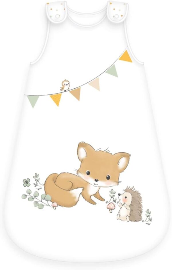 Herding Kinder Baby Schlafsack Waldfreunde Fuchs Igel 70x45 cm EAN:4006891966216