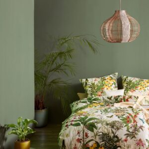 Fleuresse Mako-Satin Bettwäsche 135x200 Tropic Dschungel Pflanzen 114404-09 EAN:4043202658002