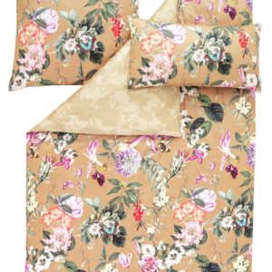 Estella Mako-Satin Bettwäsche DD 155x220 Fiore messing Blumen Wende 7903-740 EAN:4053912399454