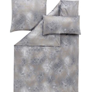 Estella Schweizer Premium Satin Bettwäsche 135x200 Svizzera grau Oriental 205... EAN:4053912412191