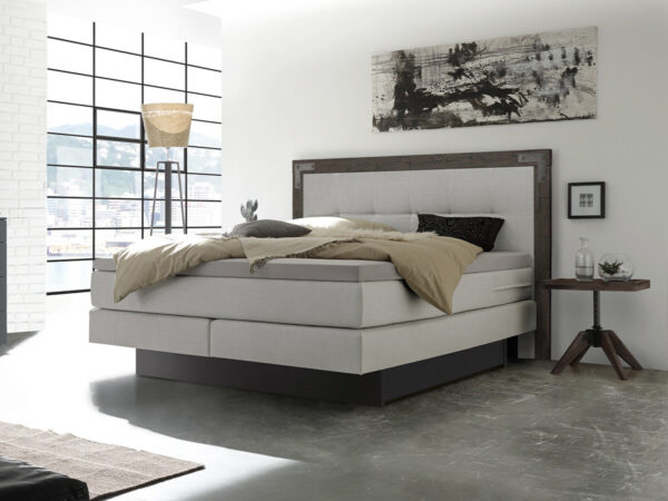 Hasena Boxspringbett Nevada Pronto Akazie Vintage grey