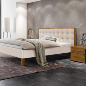 Hasena Pronto Polsterbett Noah Wildeiche natur geölt (99) Stoff Pepe beige (327) 140 x 200 cm 20 cm EAN:5700110949248