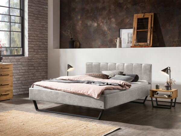 Hasena Pronto Polsterbett Stefano Buffalo grey (721) Anthrazit 140 x 200 cm 20 cm EAN:5700110949248