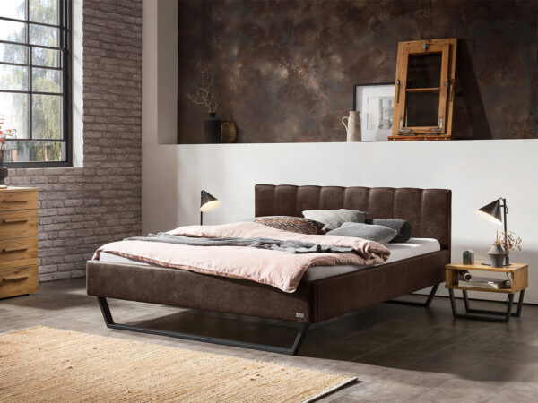 Hasena Pronto Polsterbett Stefano Buffalo expresso (722) Anthrazit 140 x 200 cm 20 cm EAN:5700110949248