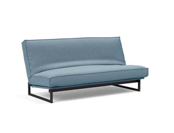 Innovation Fraction Klappsofa 140 x 200 cm | Latex Sharp plus 525 Mixed Dance Light Blue EAN:5700110949248