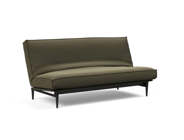 Innovation Colpus Klappsofa 140 x 200 cm | Soft Spring 535 Boucle Forest Green schwarze Eiche Sharp plus EAN:5700110949248