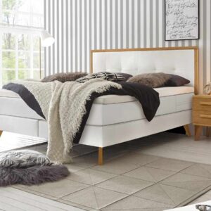 Hasena Boxspringbett Nordic Pronto 160 x 200 cm Eiche bianco