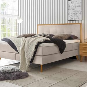 Hasena Boxspringbett Nordic Pronto 160 x 200 cm Eiche bianco