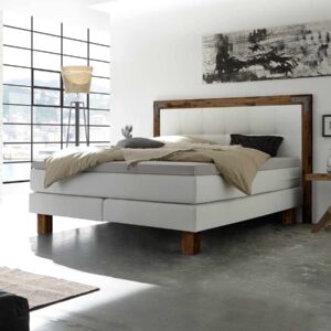 Hasena Boxspringbett Memphis Pronto 160 x 200 cm Akazie Vintage brown