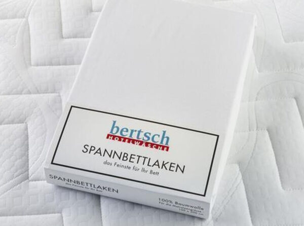 Mako-Jersey-Spannbettlaken aus 100% Baumwolle für Höhe 35 cm EAN: