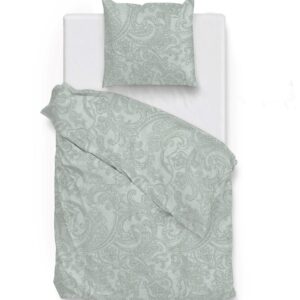 Zo! Home Cotton Bettwäsche 200x200 Paisley di Lino Mint green grün meliert EAN:8718518384223