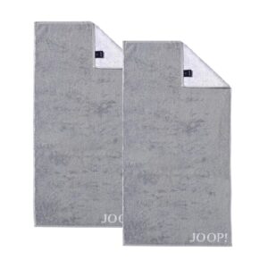 2 Stück Joop! Handtuch Classic Silber Grau 1600-76 50x100 EAN:0093988220669