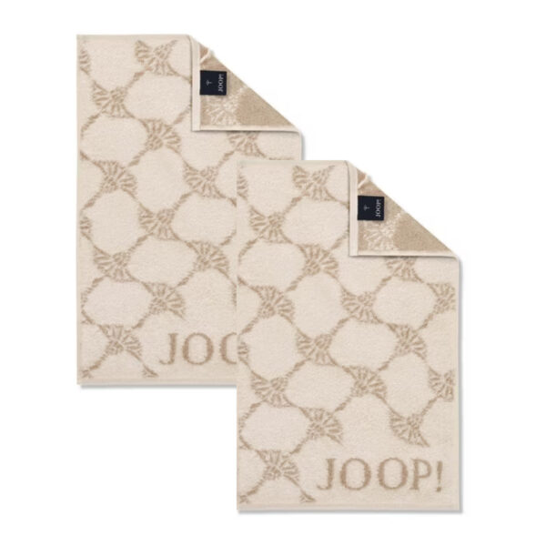 2 Stück Joop! Gästetuch Cornflower 1611-36 Creme 30x50 EAN:0093988220881