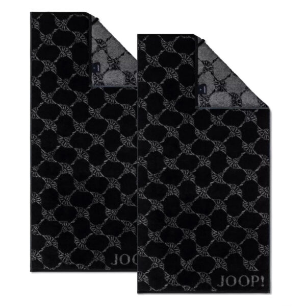 2 Stück Joop! Handtuch Cornflower 1611-90 Schwarz 50x100 EAN:0093988220898