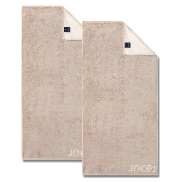 2 Stück Joop! Handtuch Classic Sand Beige 1600-30 50x100 EAN:0093988221086