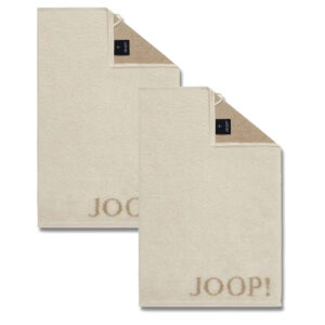 2 Stück Joop! Gästetuch Classic Creme Beige 1600-36 30x50 EAN:0093988221116