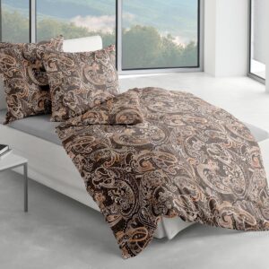 Bettwäsche Bierbaum Biber 4065-80 Paisley Braun Natur Kupfer 135x200 EAN:4009023399722