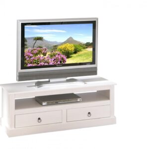 TV-Board PROVENCE Kommode mit 2 Schubladen Kiefer massiv weiß EAN:4010340291538