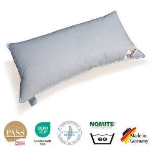 3 Kammer Kopfkissen premium extra dick 590g neue Daunen Klasse1 40x80 EAN:4033829250659