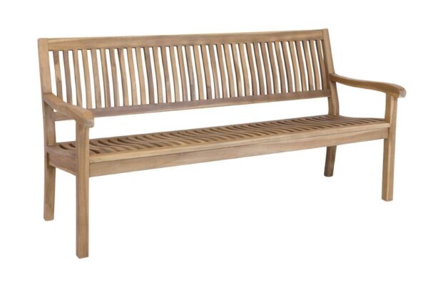 Stabile 4-sitzer Gartenbank Kingsbury in Premium Teak 180 cm EAN:4039214011430