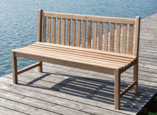 Gartenbank Picadelly 120 cm in Premium Teak ohne Armlehne EAN:4039214012369