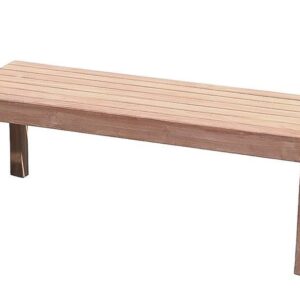 Gartenbank ohne Lehne 4-Sitzer 180 cm in Premium Teak EAN:4039214012635