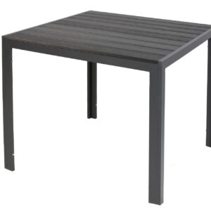 Gartentisch Comfort 90 x 90 cm mit Nonwood Platte Gestell Aluminium EAN:4039214054987