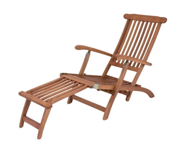 Deckchair Liegestuhl aus 100% Eukalyptus Holz EAN:4041908037510