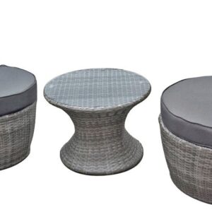 Garten Lounge Club-Set LINZ Sitzgruppe 3-teilig inkl. Kissen EAN:4041908100009