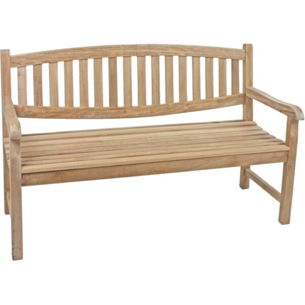 Teak Gartenbank LOMBOK 150 cm mit Armlehne EAN:4041908105844