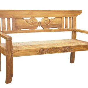 Gartenbank PADAR 165 cm Teak 3-sitzig EAN:4041908122094