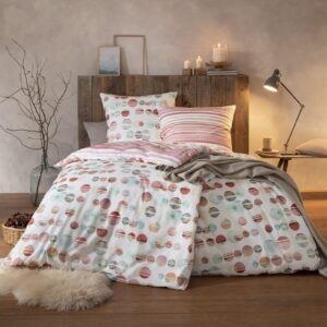 Estella Flanell Bettwäsche Dotty 4451-490 Punkte Streifen 135x200 EAN:4053912475141