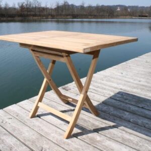 Gartentisch Klapptisch Paris in premium Teak 100 x 70 cm EAN:4250983102680