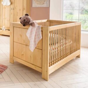 Babybett VITA 140 x 70 cm Kinderbett mit Sprossen Kiefer massiv EAN:4251707121451