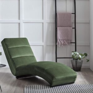 SalesFever Chaiselongue waldgrün Samt EAN:4251744801286