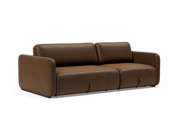 Innovation Vogan Klappsofa 461 Leather Look Brown Vintage EAN:5700110916455