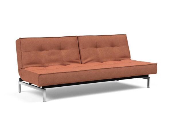 Innovation Splitback Klappsofa 301 Weda Rust Chrom / Mattschwarz EAN:5700110945295