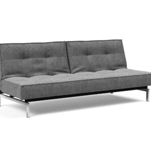 Innovation Splitback Klappsofa 563 Twist Charcoal Chrom / Mattschwarz EAN:5700110945295