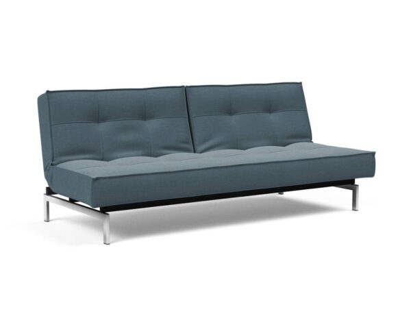 Innovation Splitback Klappsofa 573 Vivus Dusty Blue Chrom / Mattschwarz EAN:5700110945295