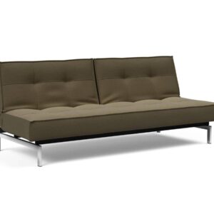 Innovation Splitback Klappsofa 575 Vivus Dusty Olive Chrom / Mattschwarz EAN:5700110945295