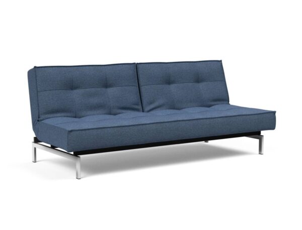 Innovation Splitback Klappsofa 302 Weda Blue Chrom / Mattschwarz EAN:5700110945295