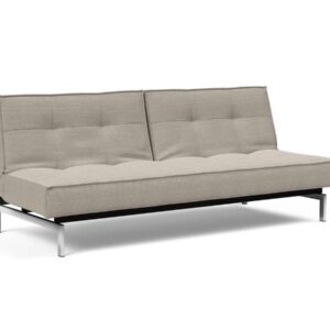 Innovation Splitback Klappsofa 579 Kenya Gravel Chrom / Mattschwarz EAN:5700110945295